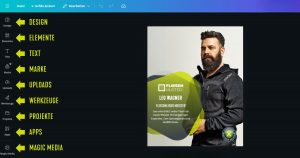 Erklärung der Canva Werkzeuge